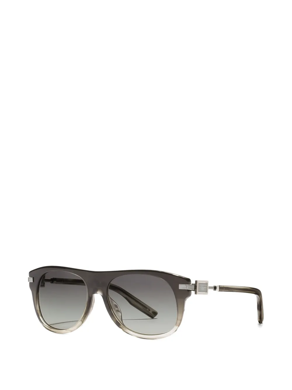 Dolce & Gabbana Eyewear Zonnebril met metalen plakkaat Grijs