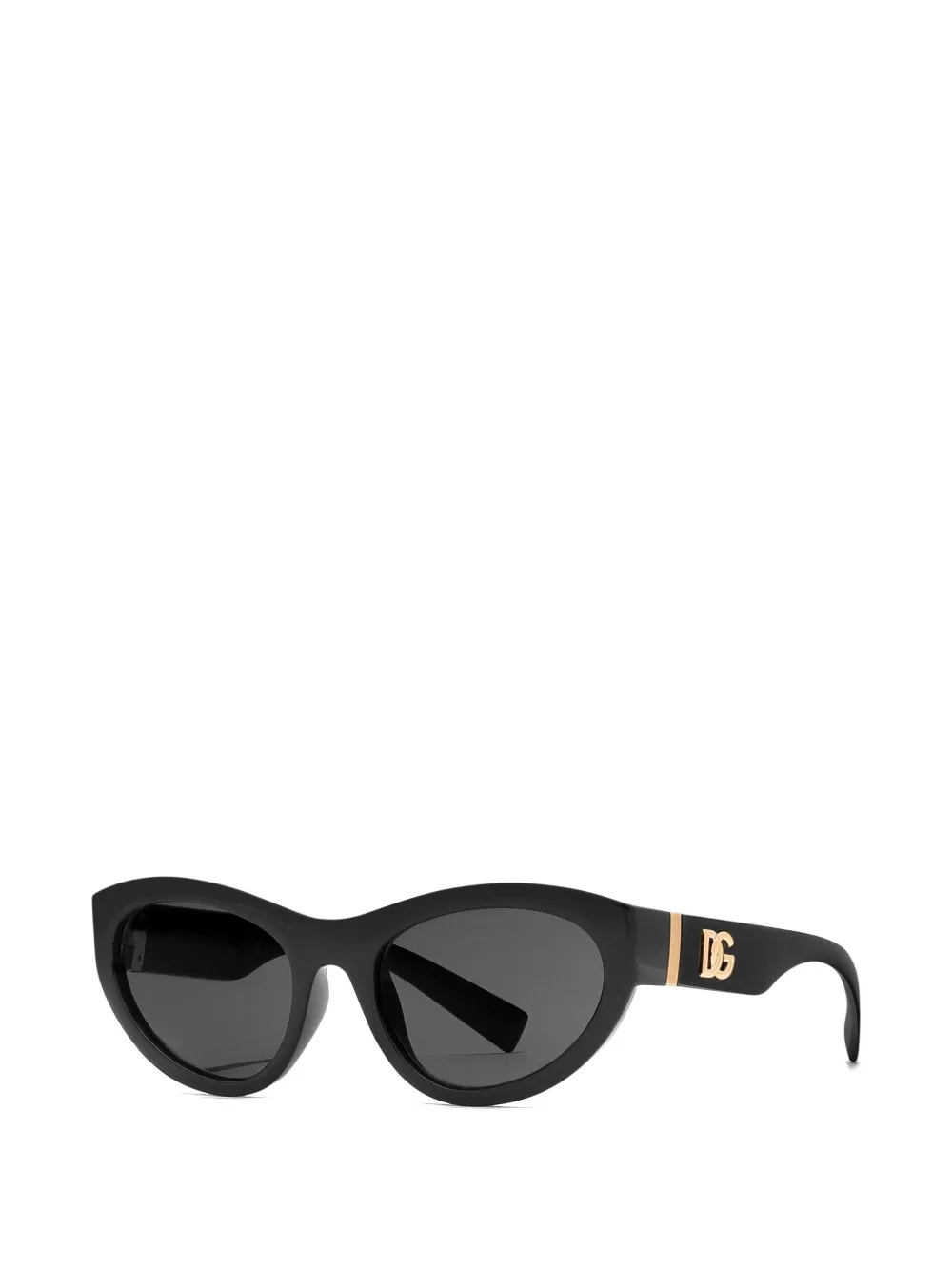 Dolce & Gabbana Eyewear Zonnebril met logodetail Zwart