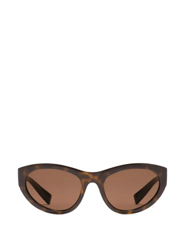 良品 Dolce&Gabbana サングラス ブラウン ロゴ Dolce & Gabbana Eyewear ロゴ サングラス | ブラウン | FARFETCH JP