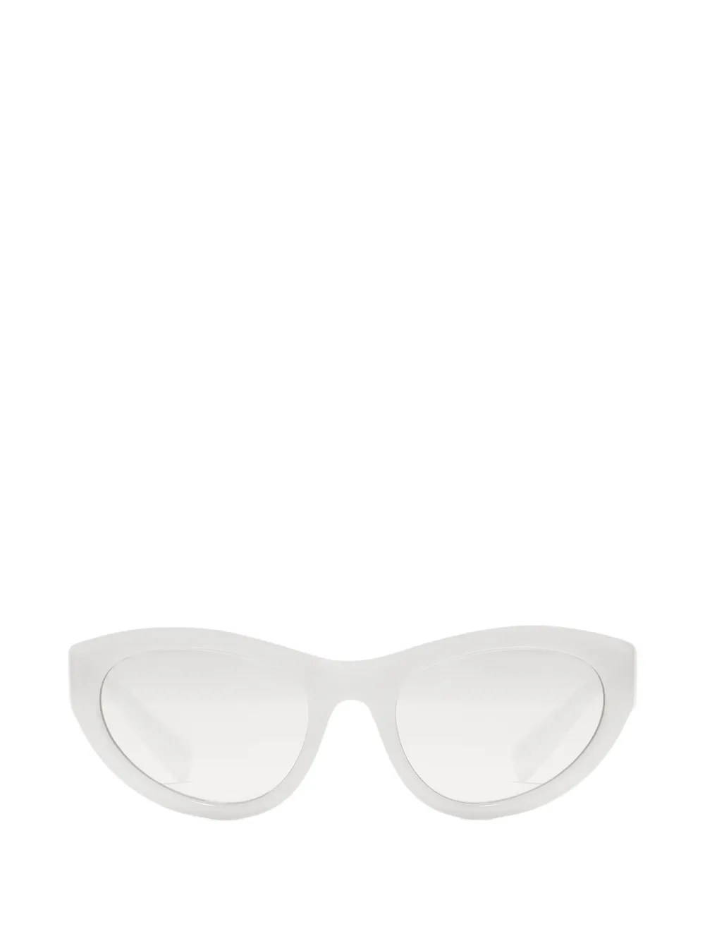 Dolce & Gabbana Eyewear logo detail sunglasses - Bianco