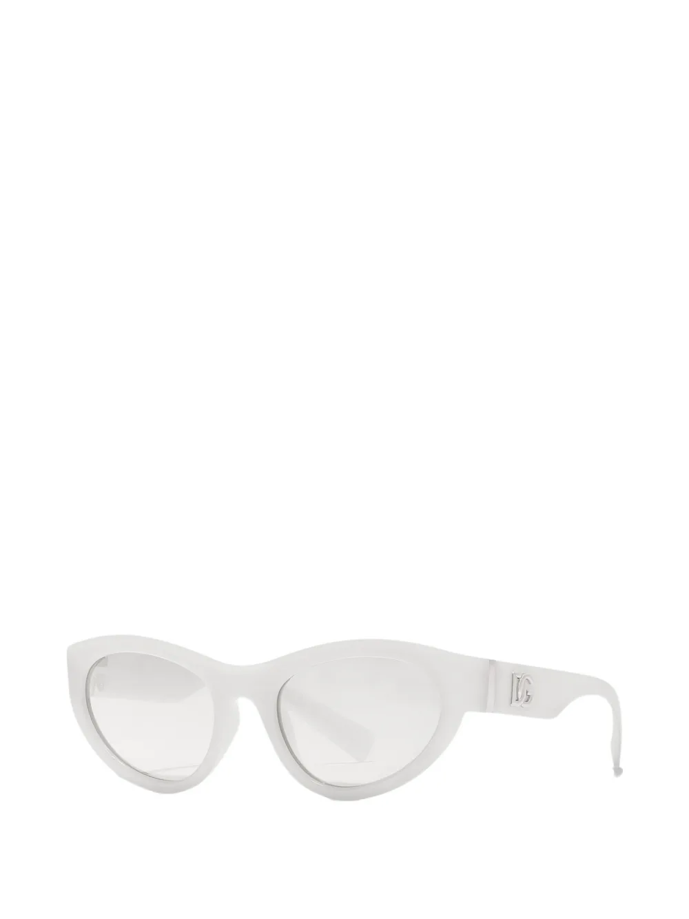 Dolce & Gabbana Eyewear Zonnebril met logodetail Wit