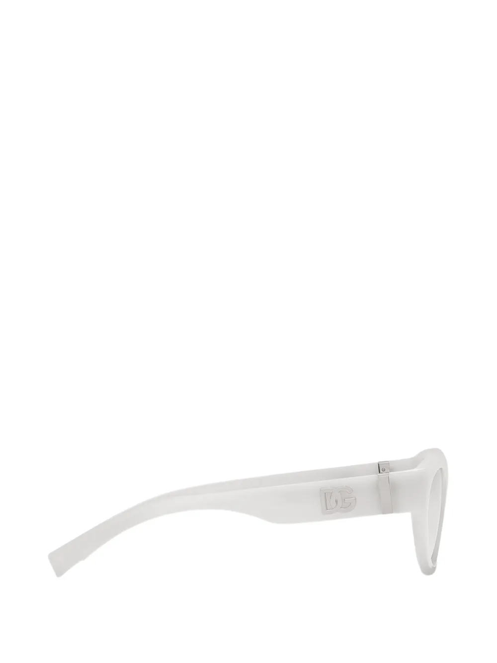 Dolce & Gabbana Eyewear Zonnebril met logodetail Wit