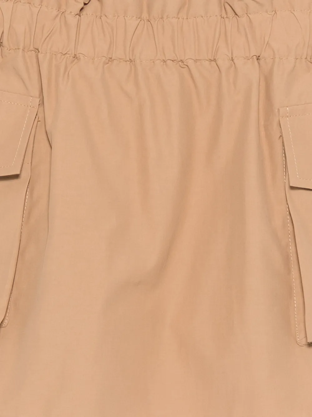  Balmain Kids Flap-pocket Mini Skirt - Neutrals 