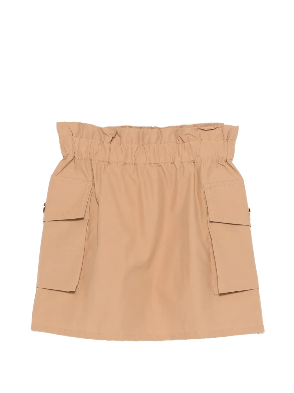 Balmain Kids flap-pocket mini skirt - Toni neutri