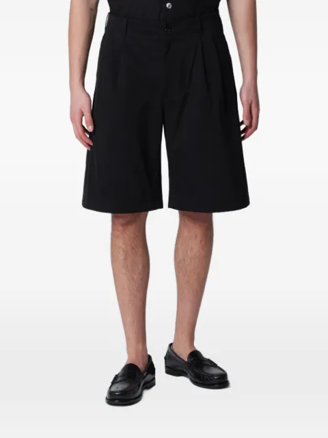 OUR LEGACY Ponte pleated shorts