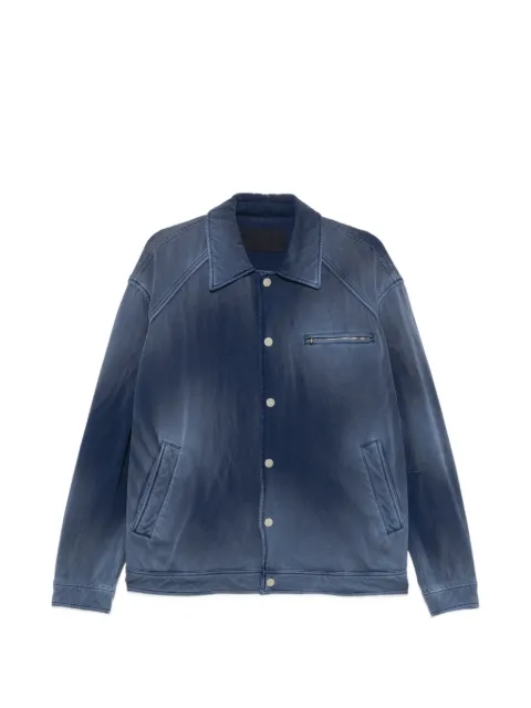 Juun.J faded-effect panelled jacket