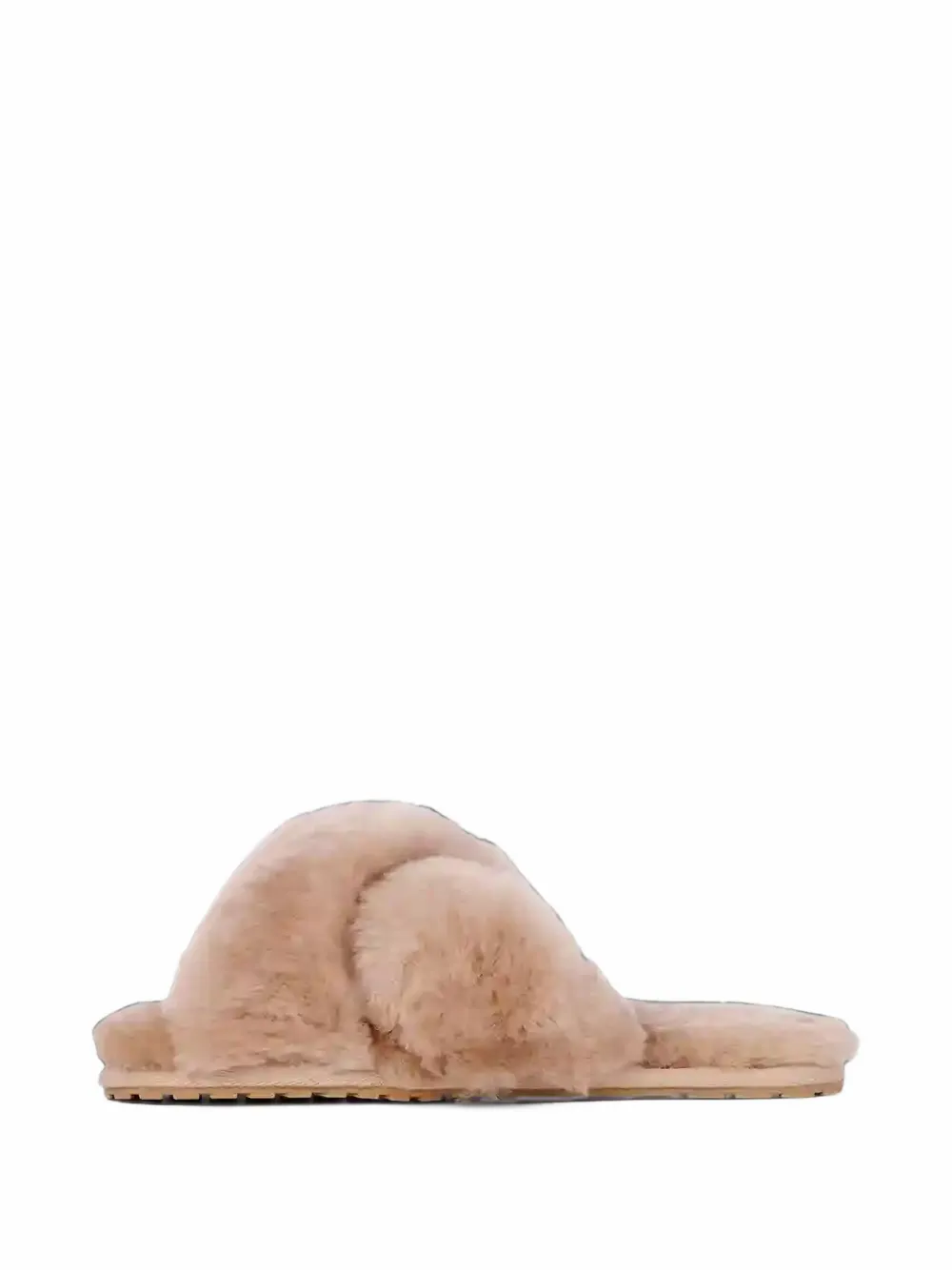 EMU AUSTRALIA Mayberry crossover sheepskin slippers - Toni neutri