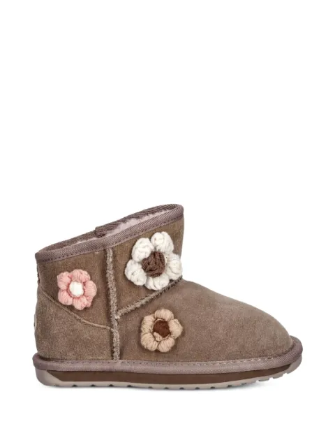 EMU AUSTRALIA Daisy floral-embroidered boots