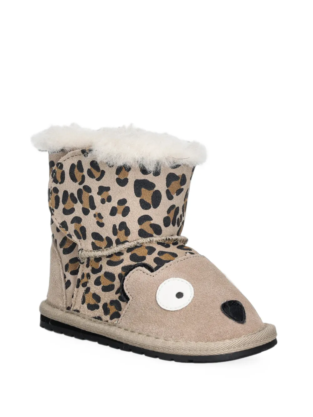 EMU AUSTRALIA leopard-print sheepskin boots - Toni neutri