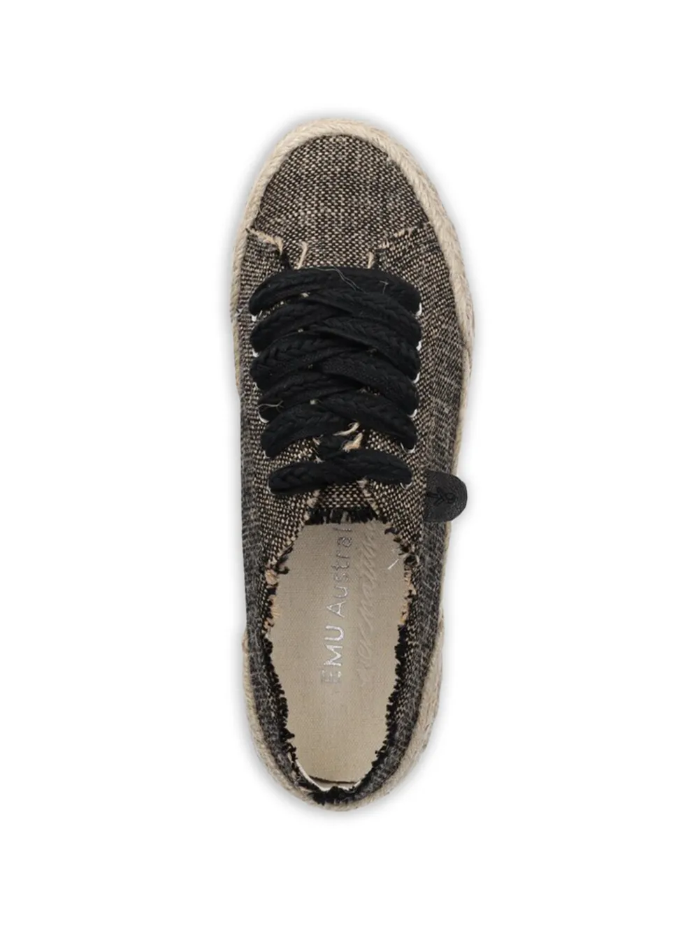 EMU AUSTRALIA Ellery 2.0 espadrilles met franje Zwart