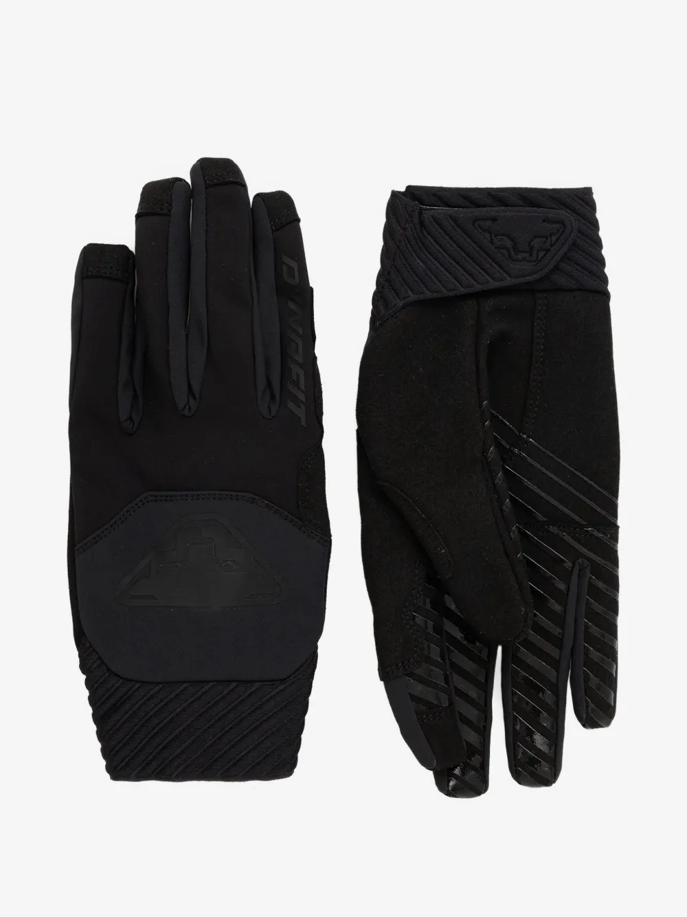 DYNAFIT Blacklight Softshell logo-patch gloves | Black | Image 1