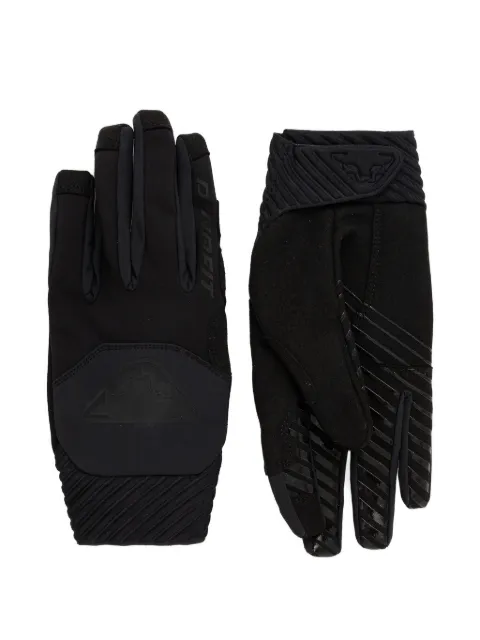 DYNAFIT Blacklight Softshell logo-patch gloves