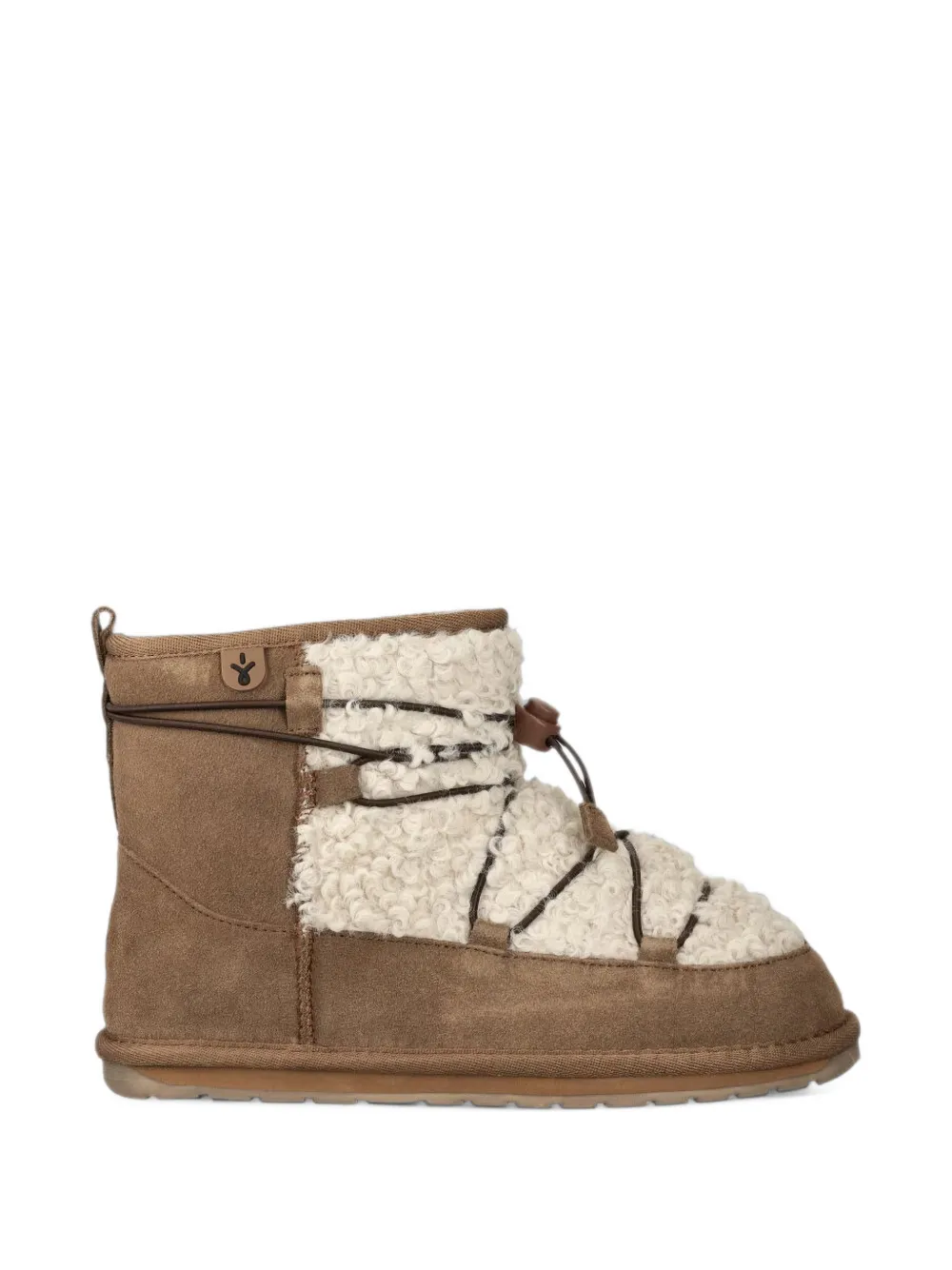 EMU AUSTRALIA shearling-trim toggle-fastening boots - Marrone