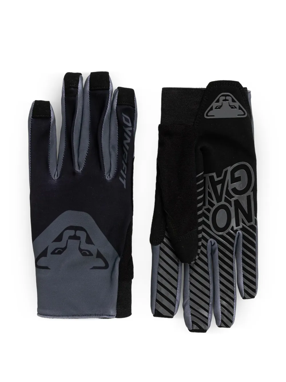 DYNAFIT DNA logo-print panelled gloves - Nero