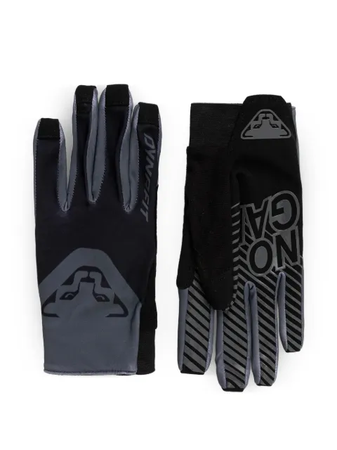DYNAFIT DNA logo-print panelled gloves
