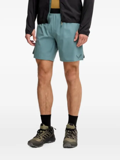 DYNAFIT logo-print perforated shorts