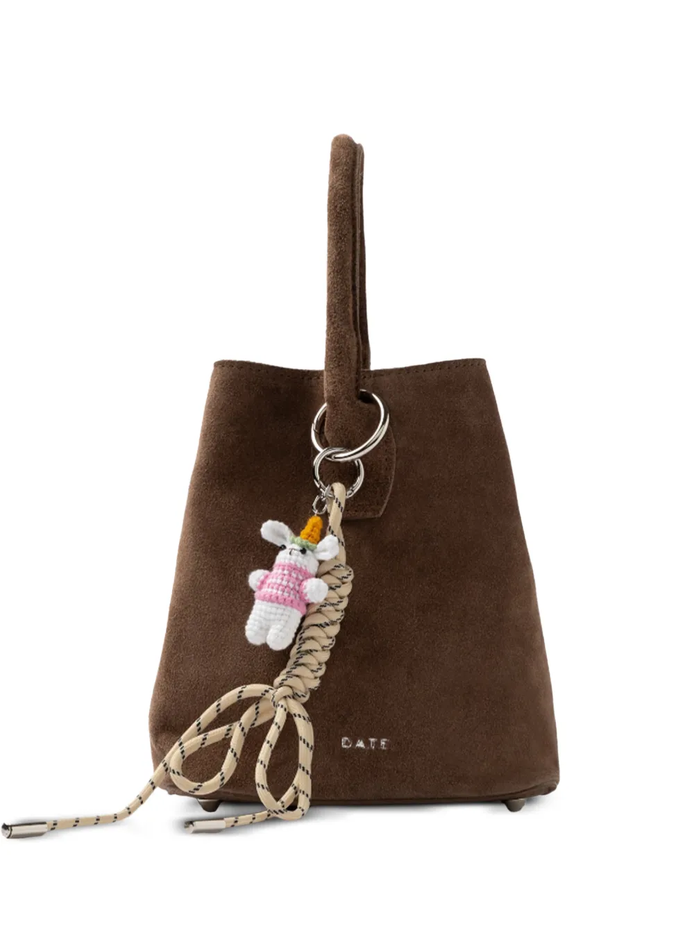 D.A.T.E. top handle shoulder bag - Marrone