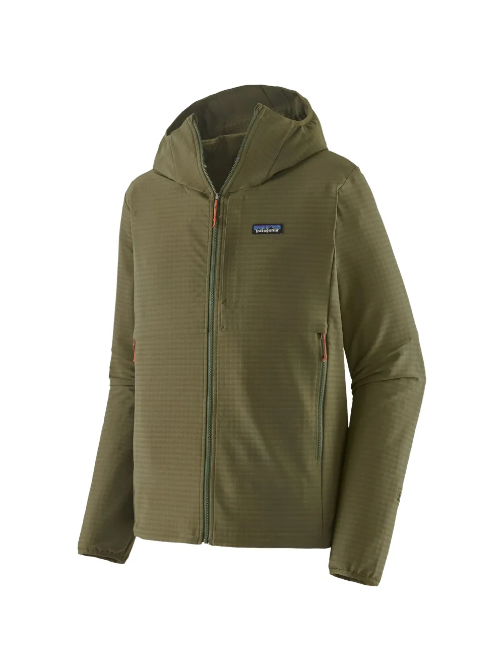 Patagonia R1® hooded textured jacket - Grün