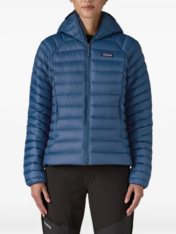 Patagonia フーデッド キルティング ジャケット | ブルー | FARFETCH JP