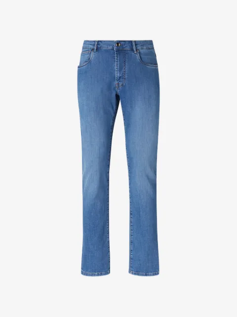 Pal Zileri jeans con trabillas y cinturón