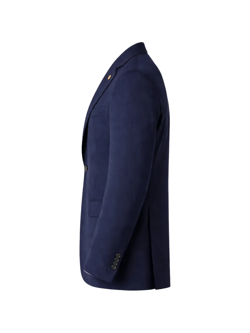 Pal Zileri Jack met enkele rij knopen en logoprint Blauw