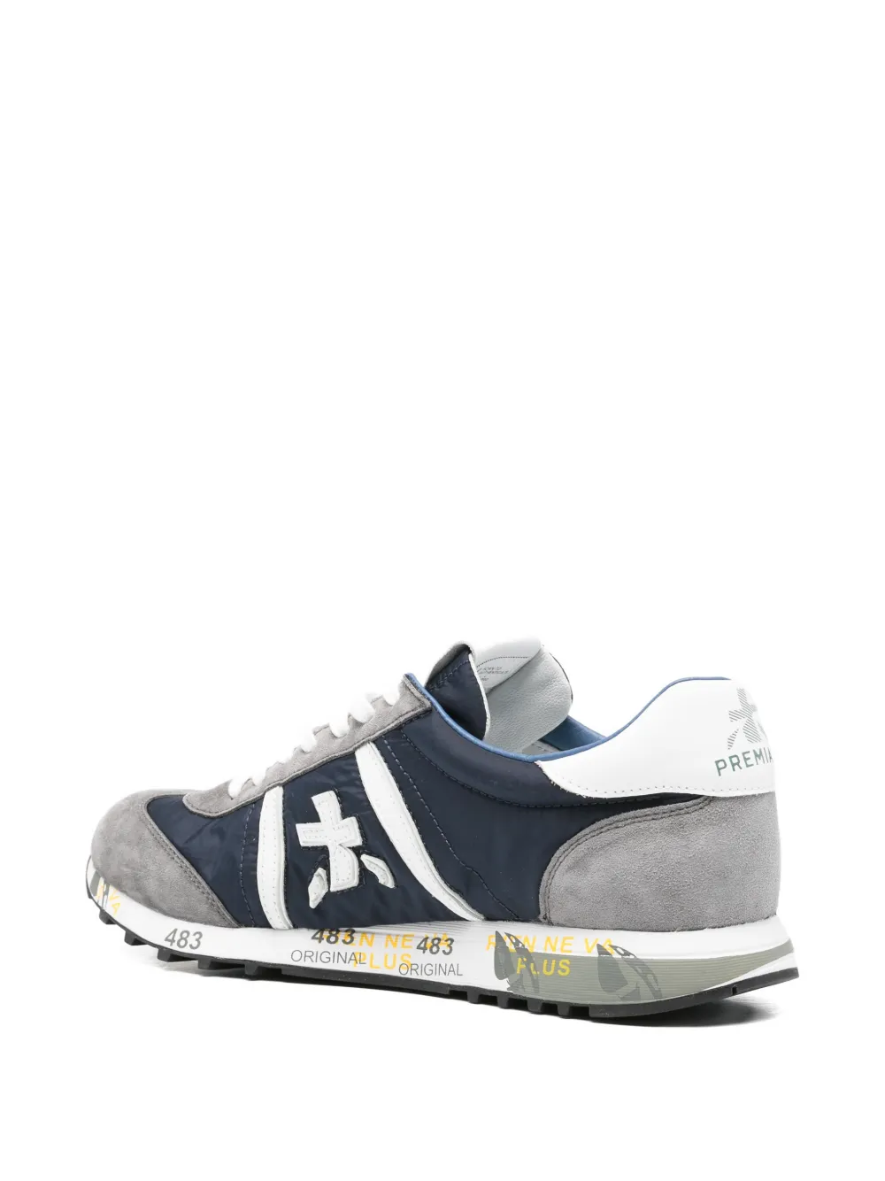 Premiata Lucy 7089 panelled sneakers Grijs