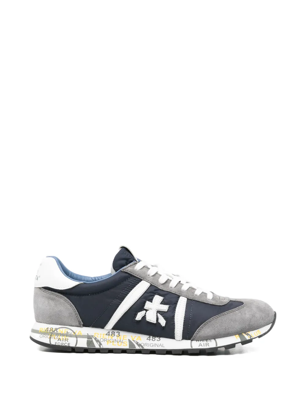 Premiata Lucy 7089 panelled sneakers Grijs