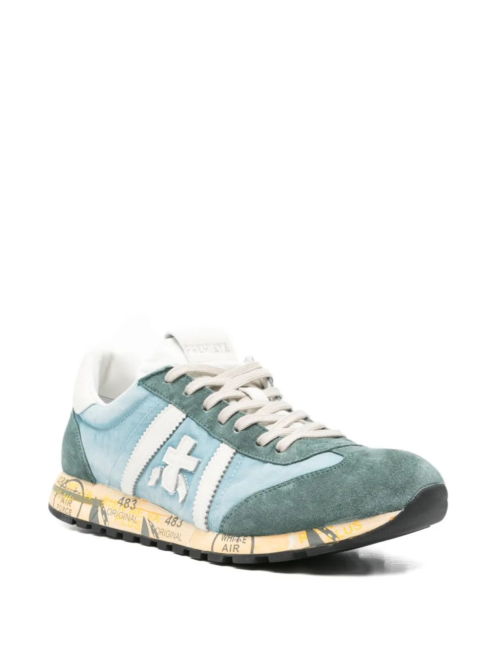Premiata Lucy 8188 panelled sneakers Blauw