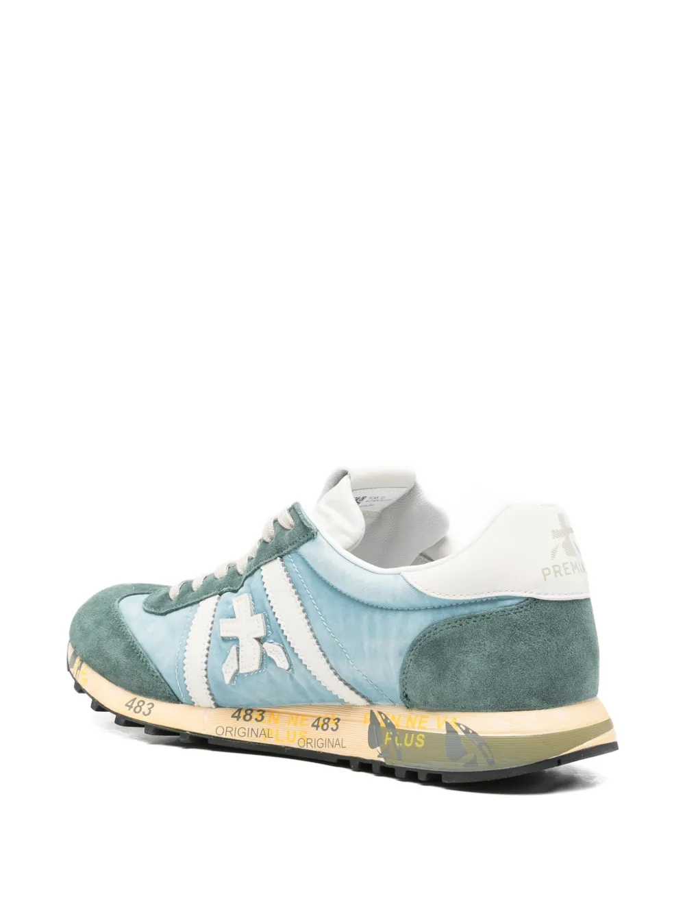 Premiata Lucy 8188 panelled sneakers Blauw