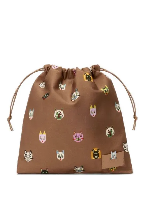 LOEWE 캣츠 드로스트링 파우치