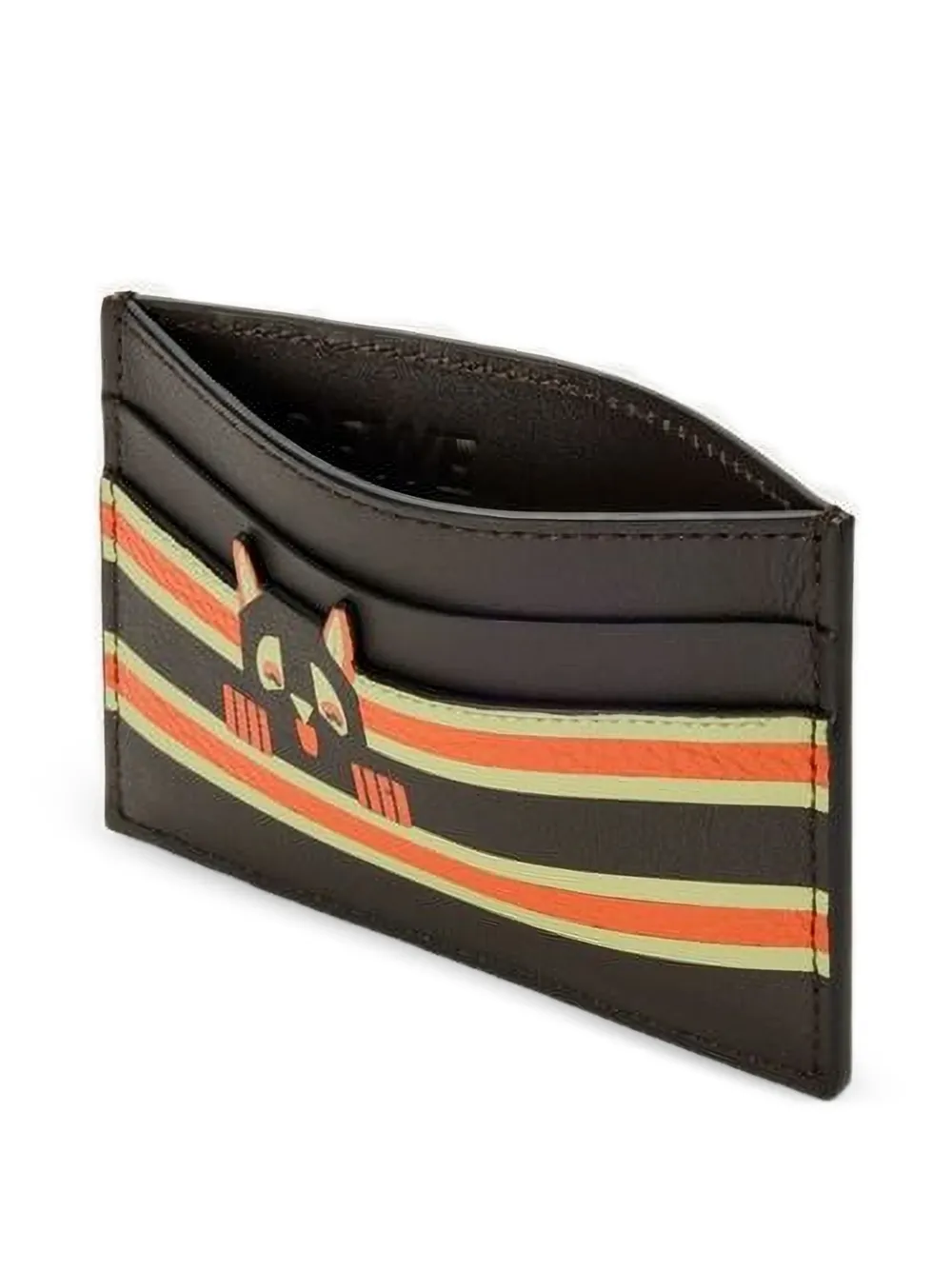  Loewe Futurist Cat Cardholder - Brown 