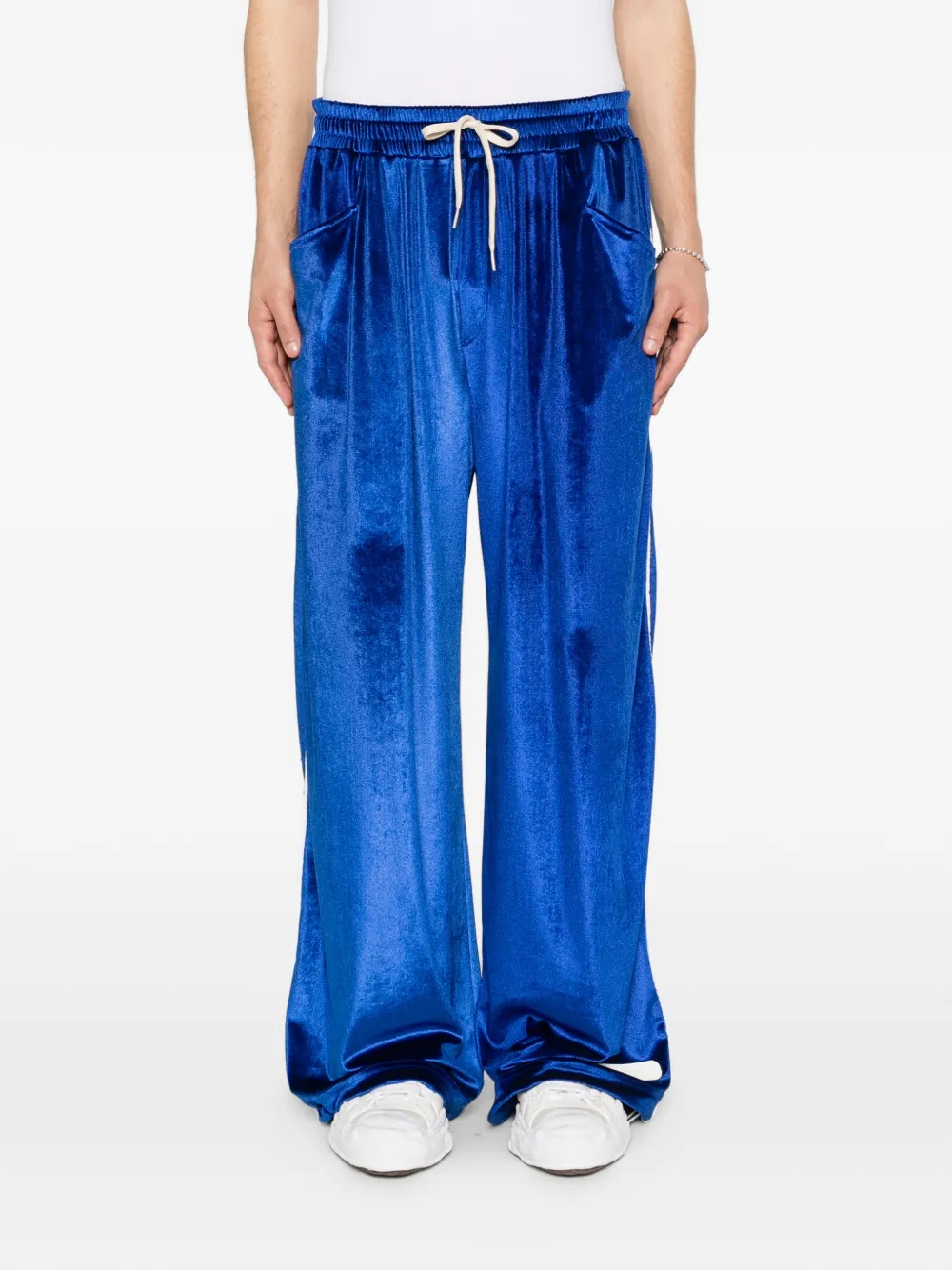 Pdf Jojo Drawstring Pocket Trousers - Blue 