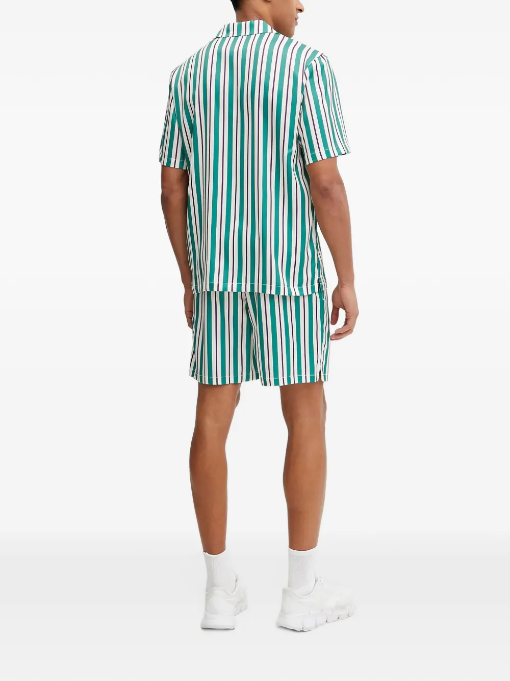 Fila Lastro striped patch shirt Groen