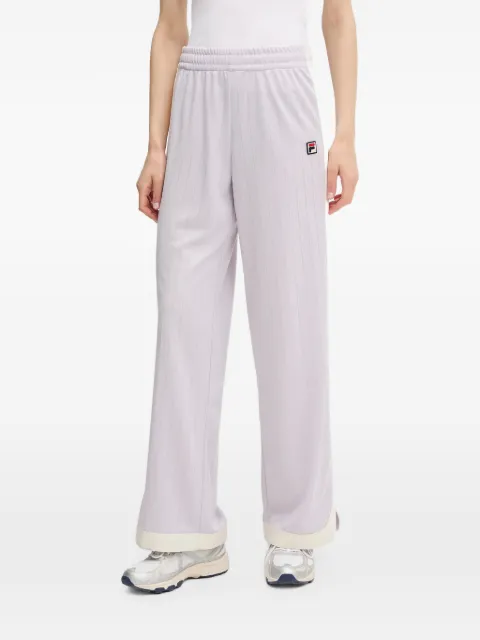 Fila Lorce pinstripe-pattern side-stripe track pants