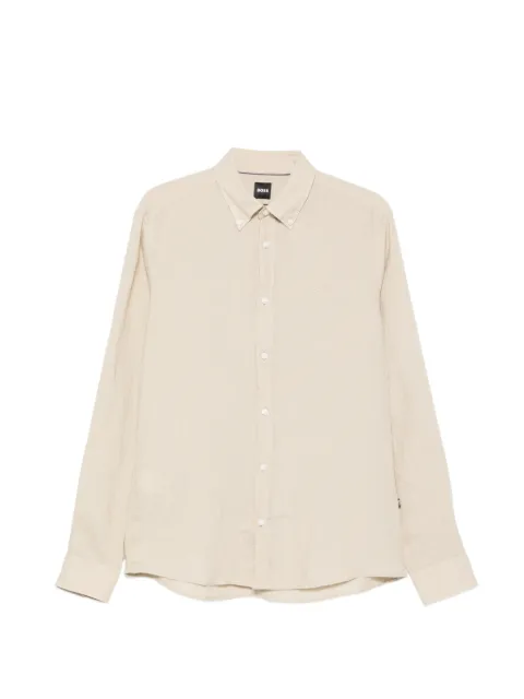 BOSS chemise à boutonnière sur le devant