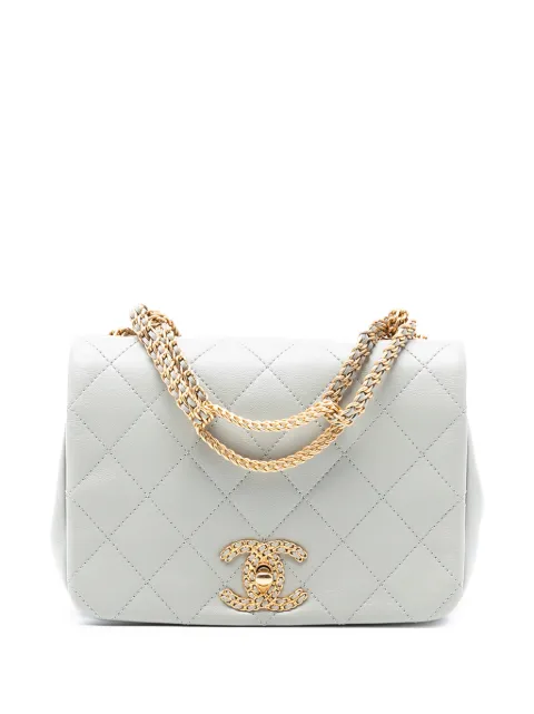 CHANEL Pre-Owned 2021-2026 Small Quilted Lambskin On And On Chain Flap shoulder bag
