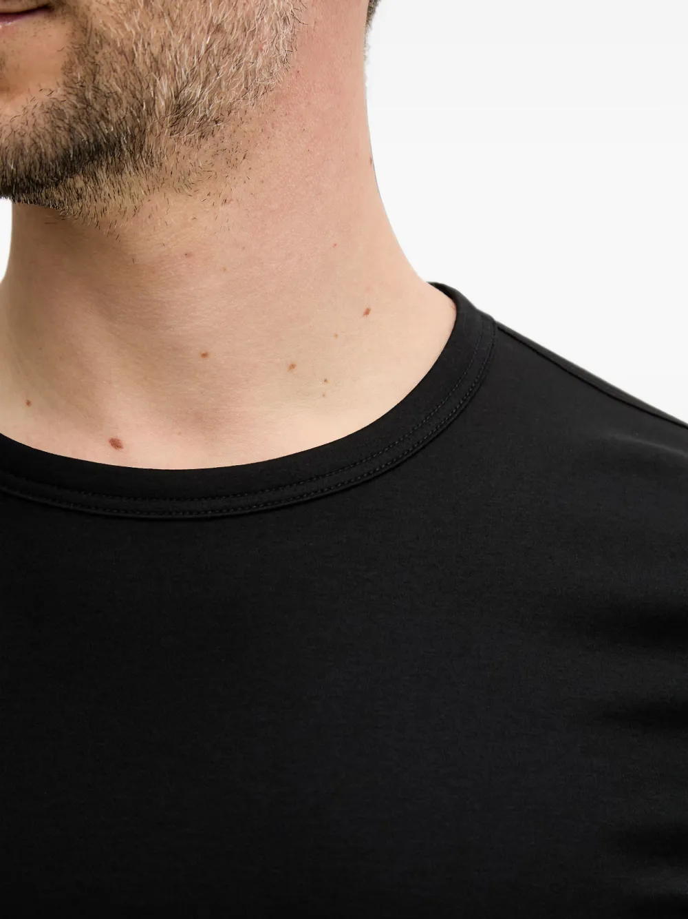 Mos Mosh Perry crew-neck T-shirt Zwart