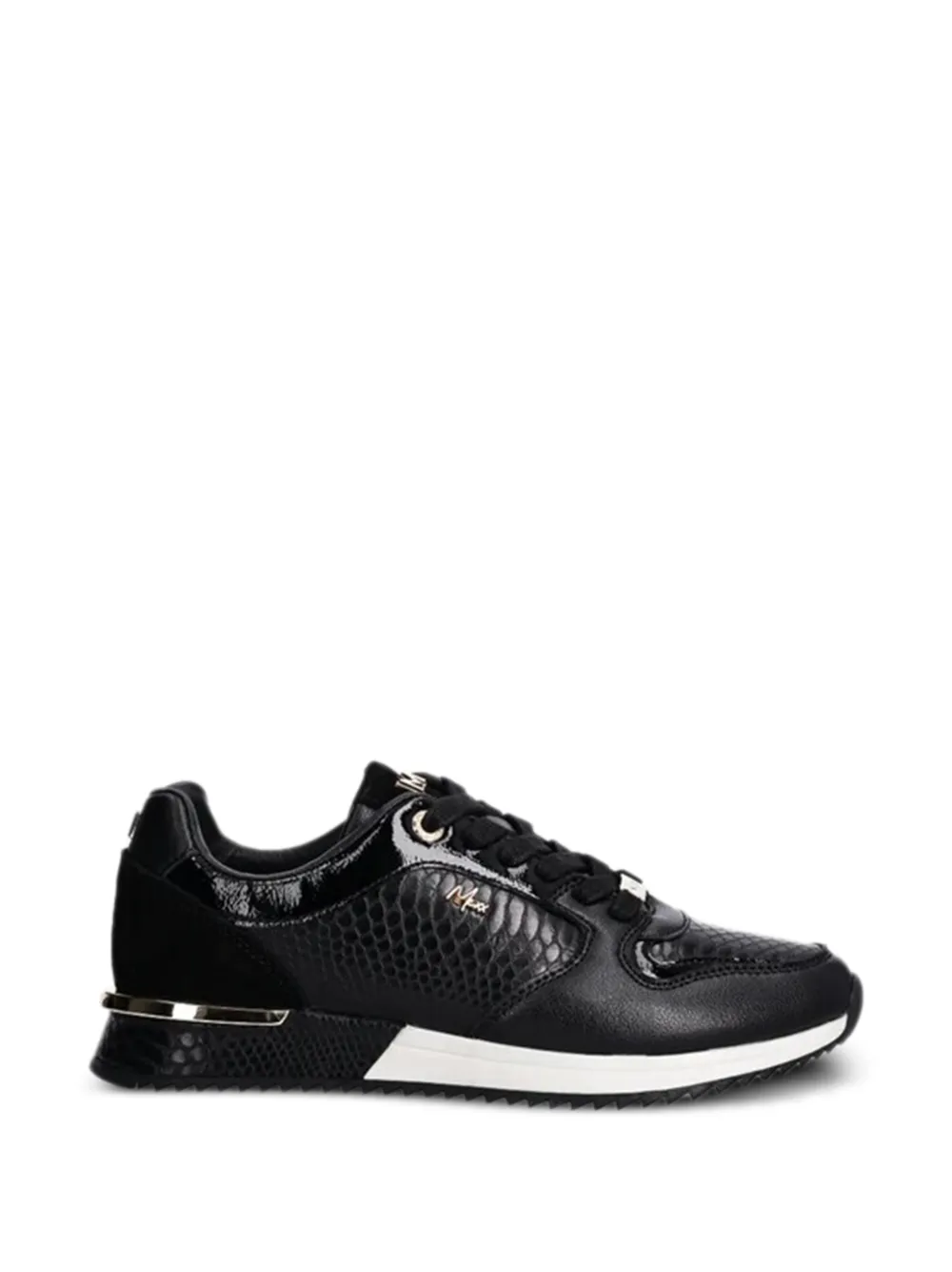 MEXX reptile-effect panelled sneakers