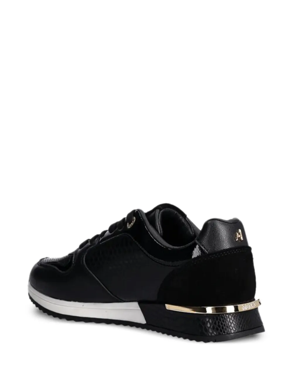  Mexx Zapatillas Con Efecto De Reptil - Negro 