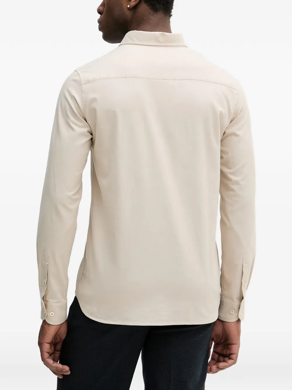 Mos Mosh Overhemd met knopen Beige