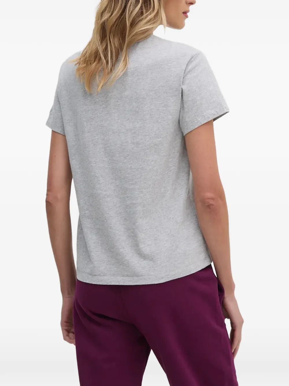 MC2 Saint Barth T-shirt met geborduurde letters Grijs