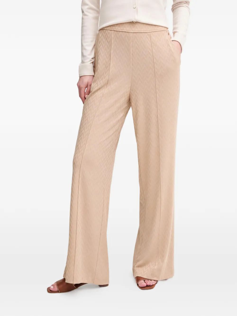 Mos Mosh Hose mit Zickzackmuster - Nude