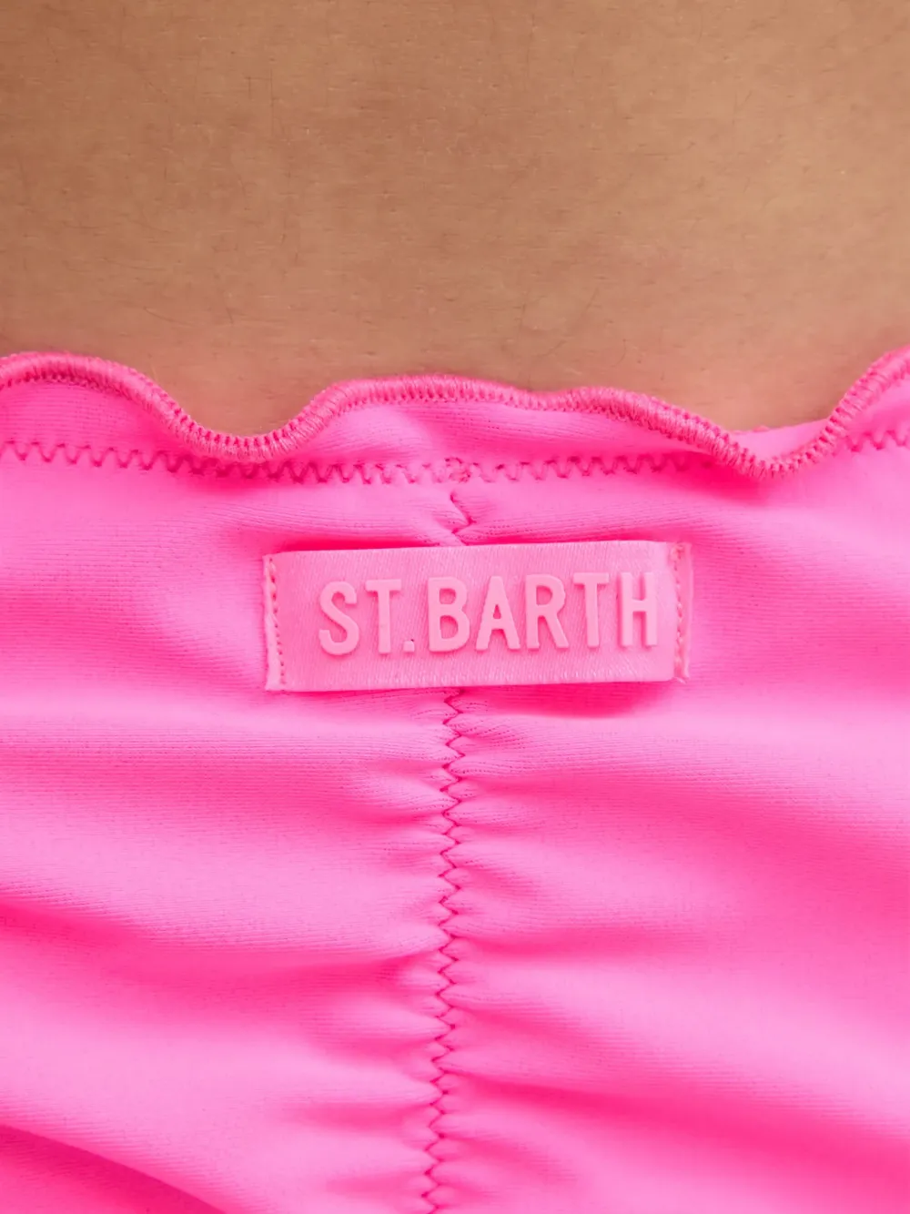 MC2 Saint Barth Miami bikinislip met ruches en zijstrik Roze