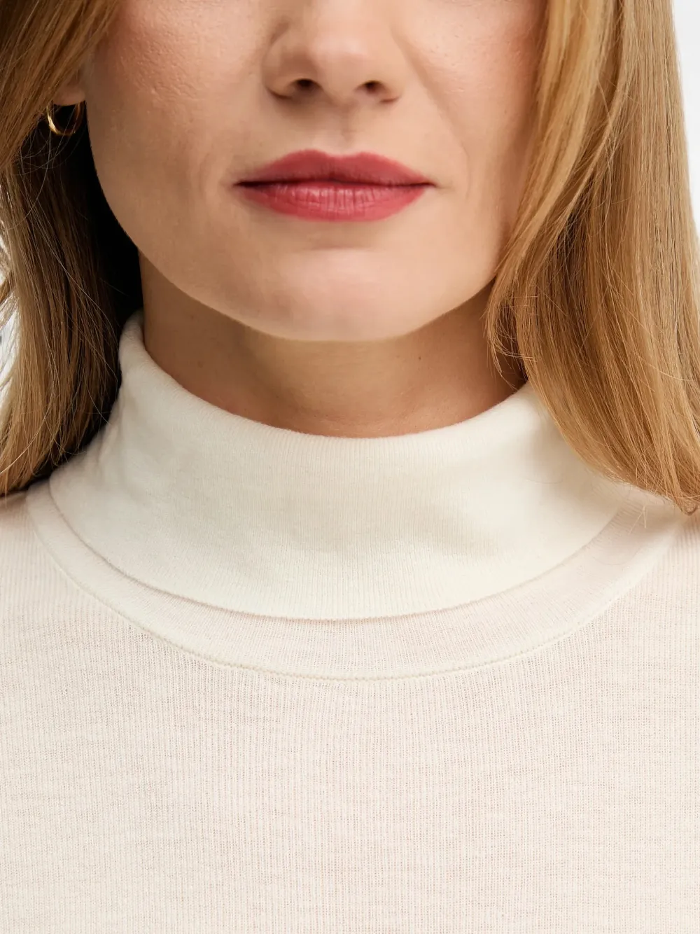 Mos Mosh MMBouch roll-neck knitwear Wit