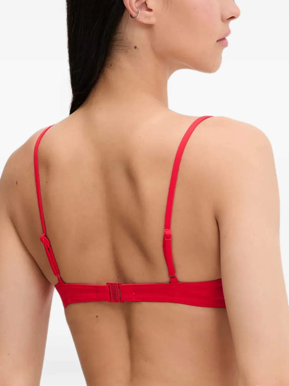MC2 Saint Barth Bikinitop met logogesp Rood