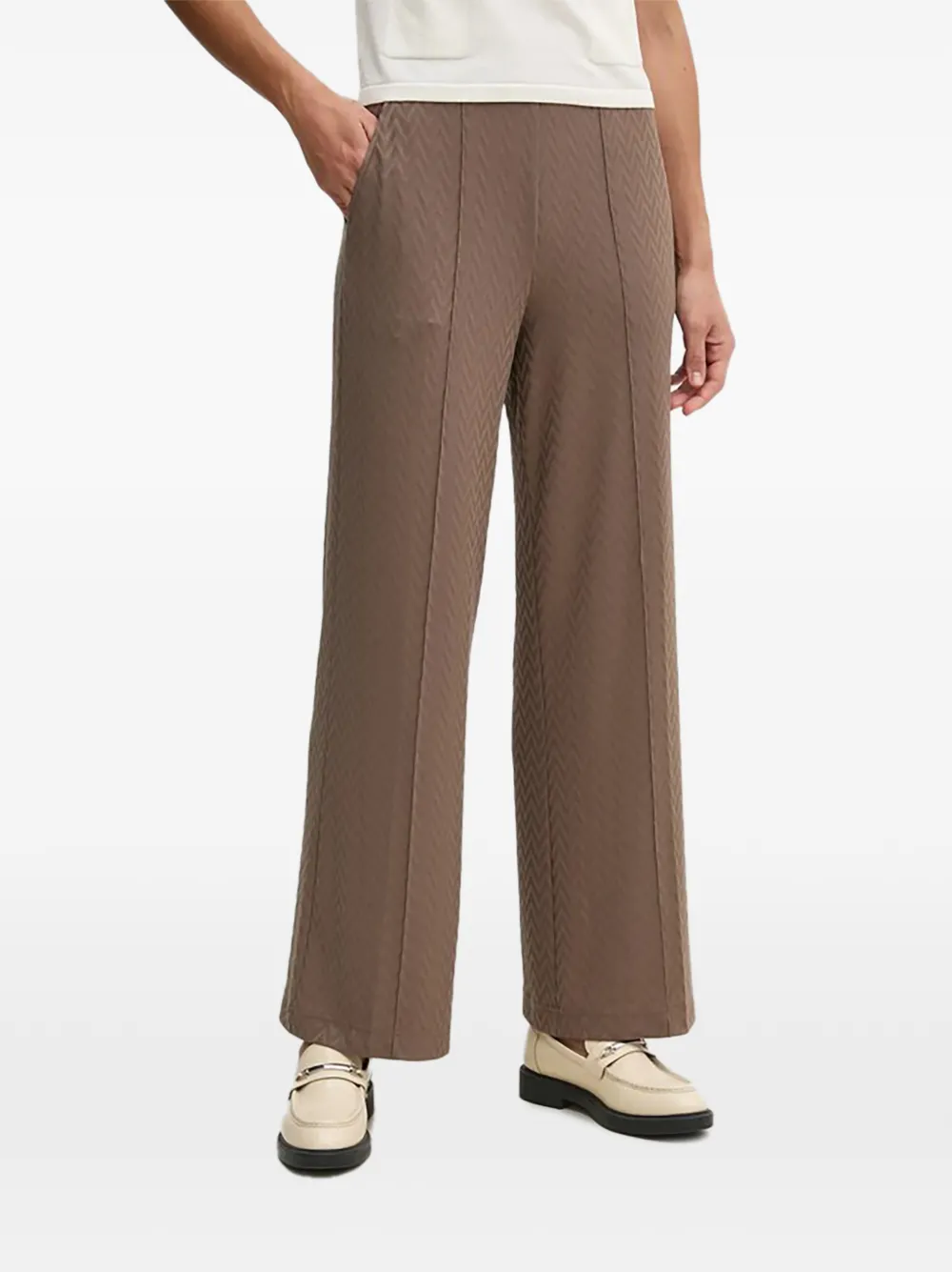 Mos Mosh herringbone trousers - Marrone