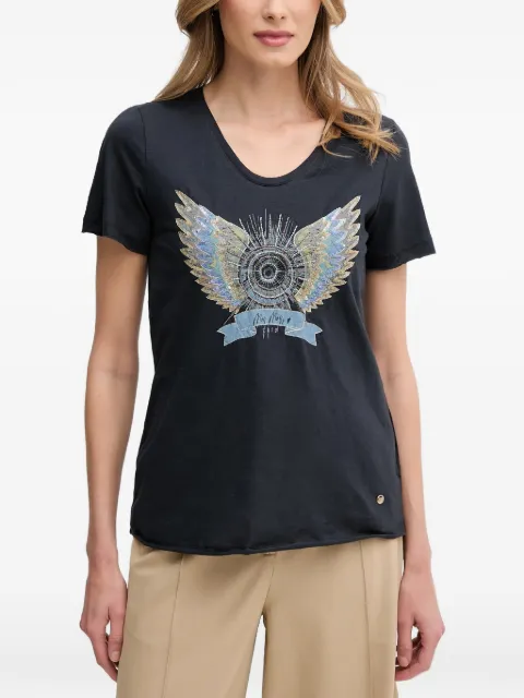 Mos Mosh playera con estampado Wings