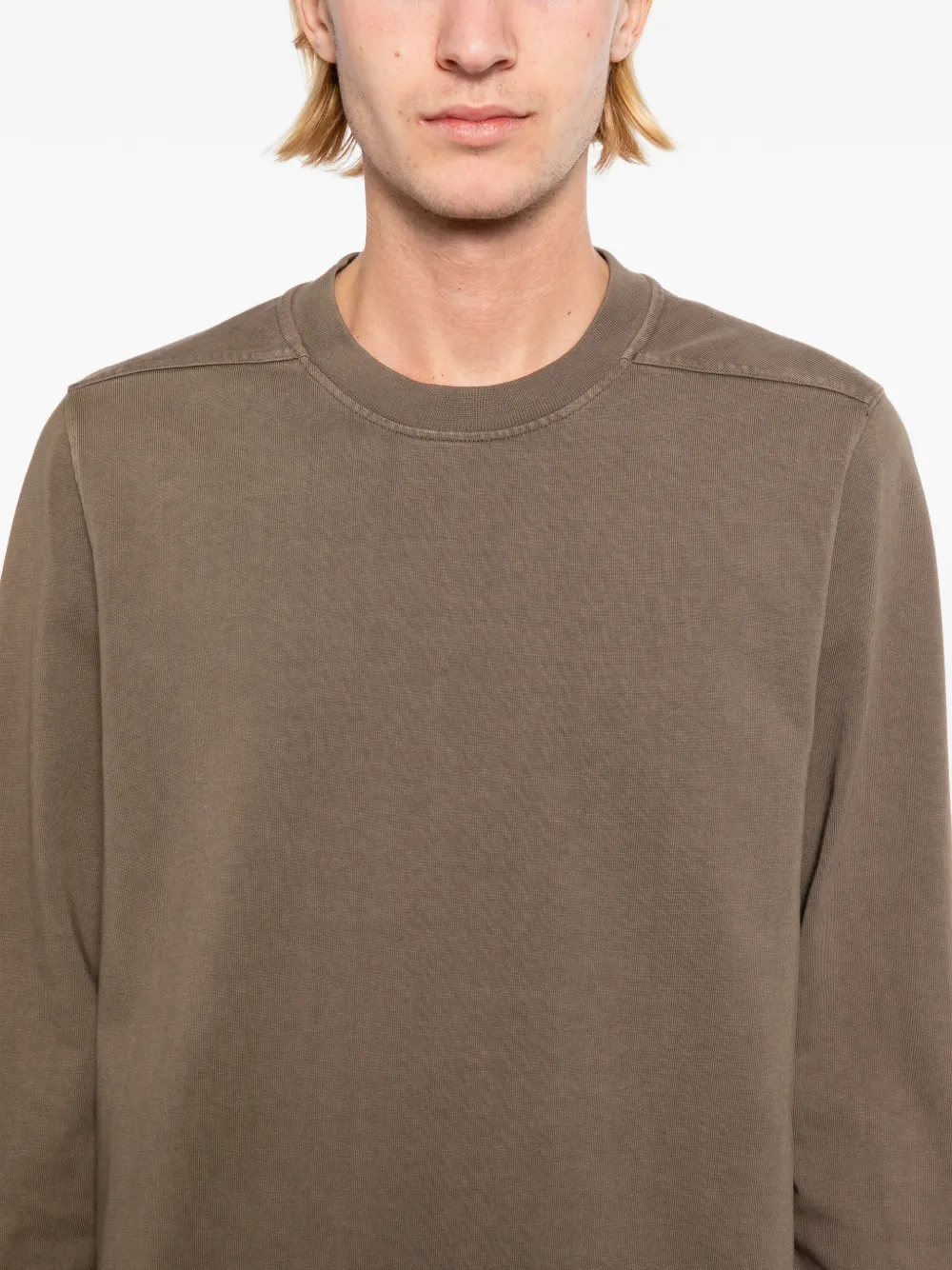 Rick Owens DRKSHDW T-shirt met ronde hals Bruin