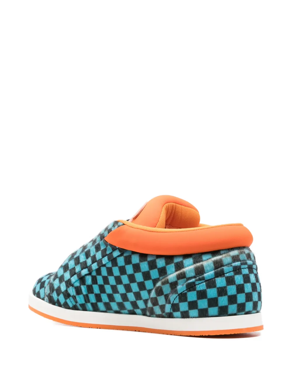  Pdf Sk8 Chequered Sneakers - Blue 