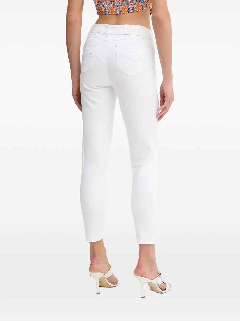 FRACOMINA Cropped jeans Wit
